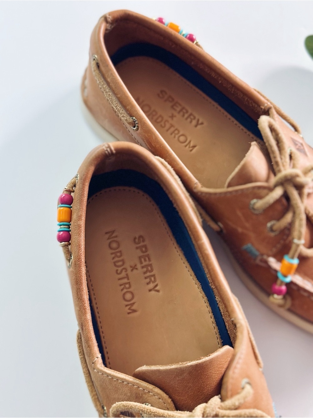 Sperry Brown Leather Boat Shoes Nordstrom Exclusive - Picture 8 of 11